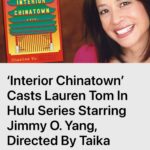 Lauren Tom Instagram – When I first met Charles Yu I said, “I don’t even know you and I’m so proud of you!”because I loved his book, “Interior Chinatown”, so much. I started work yesterday and couldn’t be more excited to be a part of this show. #asian #ourstories #comedy #dramedy #taikawaititi #charlesyu https://deadline.com/2023/02/interior-chinatown-casts-lauren-tom-hulu-series-jimmy-o-yang-1235274917/
