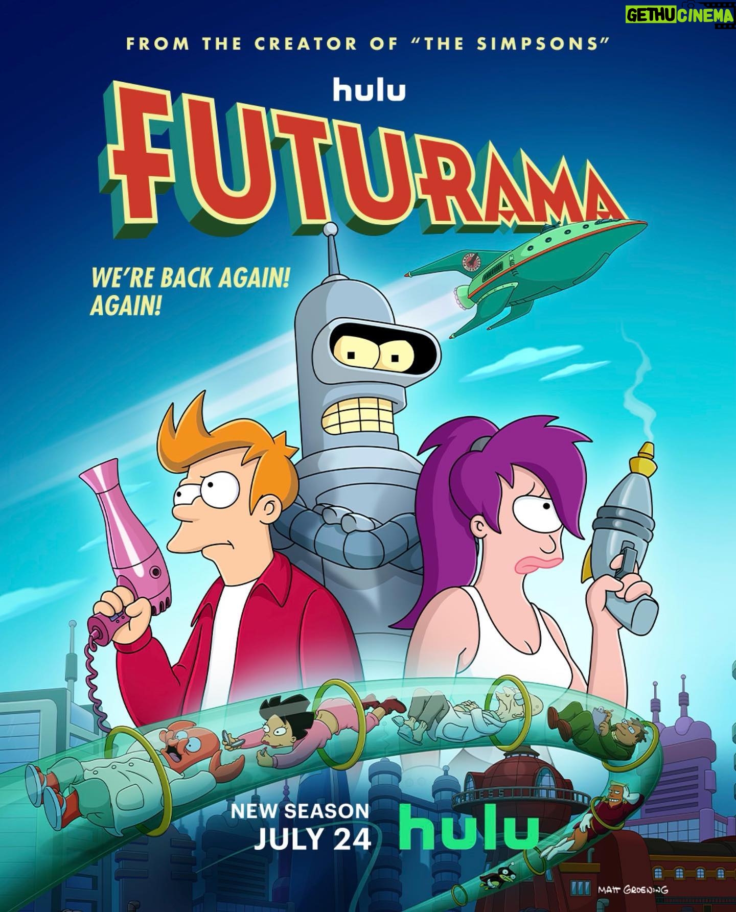 Lauren Tom - 3 Likes - Spleesh! Can’t wait for you to see the new episodes of #futurama !! Out July 24! ❤️💕
