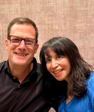 Lauren Tom Instagram - Can’t believe it’s been 24 years today that I said the big, “I do” to this guy, my husband, whose heart is as big as his giant stature. He’s 6’5”, and I’m 5’ feet so we look pretty stupid together, but somehow it works!
We celebrated last night at @nikuxla and brought along our older son to enjoy this amazing meal with us. 
We were so well taken care of, their staff was very attentive and cared a lot about making sure our allergies to certain foods and spices could be avoided. 
Many thanks to @panneywei for paving the way for making our evening so special.🙏❤️