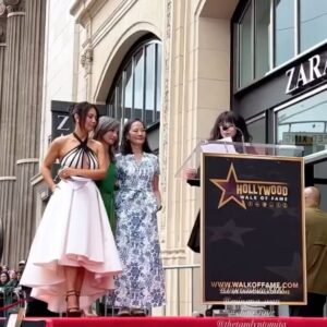 Lauren Tom Instagram - It’s not often that a person gets to express themselves and honor someone they love publicly. I, along with my #joyluckclub sisters, had that opportunity a few days ago by celebrating with @mingna_wen as she received her 🌟 on the #hollywoodwalkoffame ! I couldn’t be more proud of my friend, the multitalented, #disneylegend phenom that is @mingna_wen 
The last photo depicts the giddy feeling I had all day. Congratulations, Ming!
