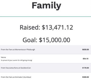 Lauren Tom Instagram - Yesterday I had the joy of walking with my friends and family to raise funds for @homeboyindustries
 This was our tenth year participating in this event, we never miss it!
Maybe next year, you’ll consider joining us! 
We always call ourselves the #spn #futurama #family because those two fandoms have been particularly supportive of our efforts in this cause. 
As you can see from the last slide, the fans came through again this year! To all those who donated, thank you from the bottom of my heart!
If you’d like to still donate, the link is in my bio!
Special thanks to @mr.davidherman , @haguejules64 
@nancytomla #stevehague for their incredible fundraising!
@animatecolumbus @stocktoncon @momentocon