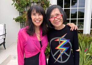 Lauren Tom Instagram - What a wonderful day we had yesterday celebrating my mom’s 90th birthday! 
We are so grateful to family and friends who traveled so far to be with us.
We catered the delicious food from @vegangloryla and everyone loved it! 
The only one missing was my other son Leo, who is away at college.
Happy Birthday, Mom!!!❤️
You’re still lookin’ like a fox! 😂😂😻