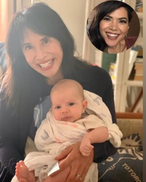 Lauren Tom Instagram - So last weekend I got to reunite with my TV daughter on #andimack—the amazingly talented, beautiful, and kind @yourfriendlilan and meet her gorgeous son! Thanks for making me a sort of Grandma, Lilan! Cecelia hated that word, but I love it IRL!! I can tell already that you and your hubby, @nickmandernach are going to be the most incredibly loving parents!!! Thrilled for you all!! Call any time if you need a babysitter!!❤️❤️