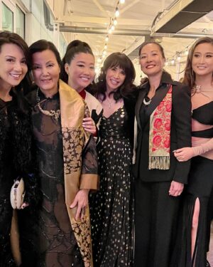 Lauren Tom Instagram - I was so honored to be acknowledged at #GoldGala with my sistahs from #TheJoyLuckClub on the 30th anniversary of the film’s release. 

Many thanks to @goldhouseco and @bingchen for valuing and remembering the prior generation that helped pave the way for more AAPI stories to be told. 

I’ve never experienced a standing ovation before, and was overwhelmed with emotion. So wonderful to reunite with my family, and to meet new friends whom I’m already so proud to know because of their hearts, talent, and accomplishments. 
The other highlight of the evening for me was taking portraits with my JLC friends that I know we will cherish. I can’t wait to see them. 

Many thanks also to my husband, @curtk7212 for helping me throughout the evening, my amazing friend, @noabolozky who did my hair and make-up, and my two pilates teachers that help me keep my spirits and my ass lifted to the best of my ability! @nic_dane and @maureen_hennigan