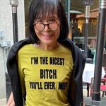 Lauren Tom Instagram - My mom is a force to be reckoned with and has a kick ass sense of humor to boot. Someone once said to her, “You’re a bitch. But you’re the nicest bitch I’ve ever met.”She loved it, so we had a t shirt made for her at @socialbutterflieslosangeles #badass
