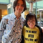 Lauren Tom Instagram - My mom is a force to be reckoned with and has a kick ass sense of humor to boot. Someone once said to her, “You’re a bitch. But you’re the nicest bitch I’ve ever met.”She loved it, so we had a t shirt made for her at @socialbutterflieslosangeles #badass