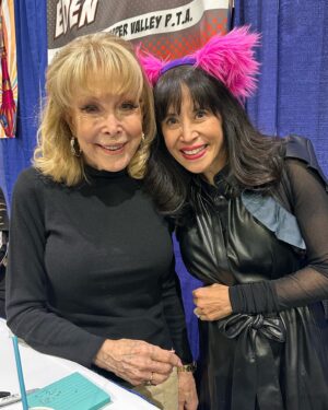 Lauren Tom Instagram - Omg, I just got to meet Barbara Eden and thank her for being such a huge and healing part of my childhood! Coming from the only Chinese family in the small town where I grew up, I was bullied quite a bit with all the Ching Chong Chinaman stuff. So I’d run home from school and watch #idreamofjeanie and #bewitched and be ready to face another day. Barbara is still as beautiful as ever. ❤️🙏