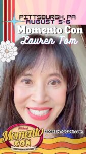 Lauren Tom Instagram - 🎬✨Big Announcement!✨🎬 We are thrilled to let you know that the wonderful Lauren Tom is joining the Momento Con line-up this year! 🌟 Seize this unique chance to meet Lauren in person on August 5-6 right in the heart of Pittsburgh, PA. 🌆 But there’s more! Lauren herself has shared a delightful selfie video, extending a personal invitation to all her fans! With her engaging charm and vibrant spirit, Lauren is ready to make this a memorable experience for all attendees. 🤳 Get ready for an action-packed event featuring live Q&As, autograph sessions, photo opportunities, and the much-anticipated meet and greets. Enjoy the camaraderie of a community brought together by shared interests and passions. Hurry and book your tickets 🎟 now at https://tixr.com/e/30093 before they run out! So mark your calendars, bring your energy, and join us for an unforgettable experience at Momento Con this August! 🗓🎒🥳 Pittsburgh, here we come! 🙌 #MomentoCon #LaurenTom