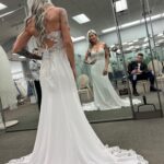 Lauren Williams Instagram - Another wedding dress that I had tried on, but wasn’t THE ONE. Although, I was totally obsessed with the back of this one!! 😍😍😍 #wedding #weddingdress #gettingmarried