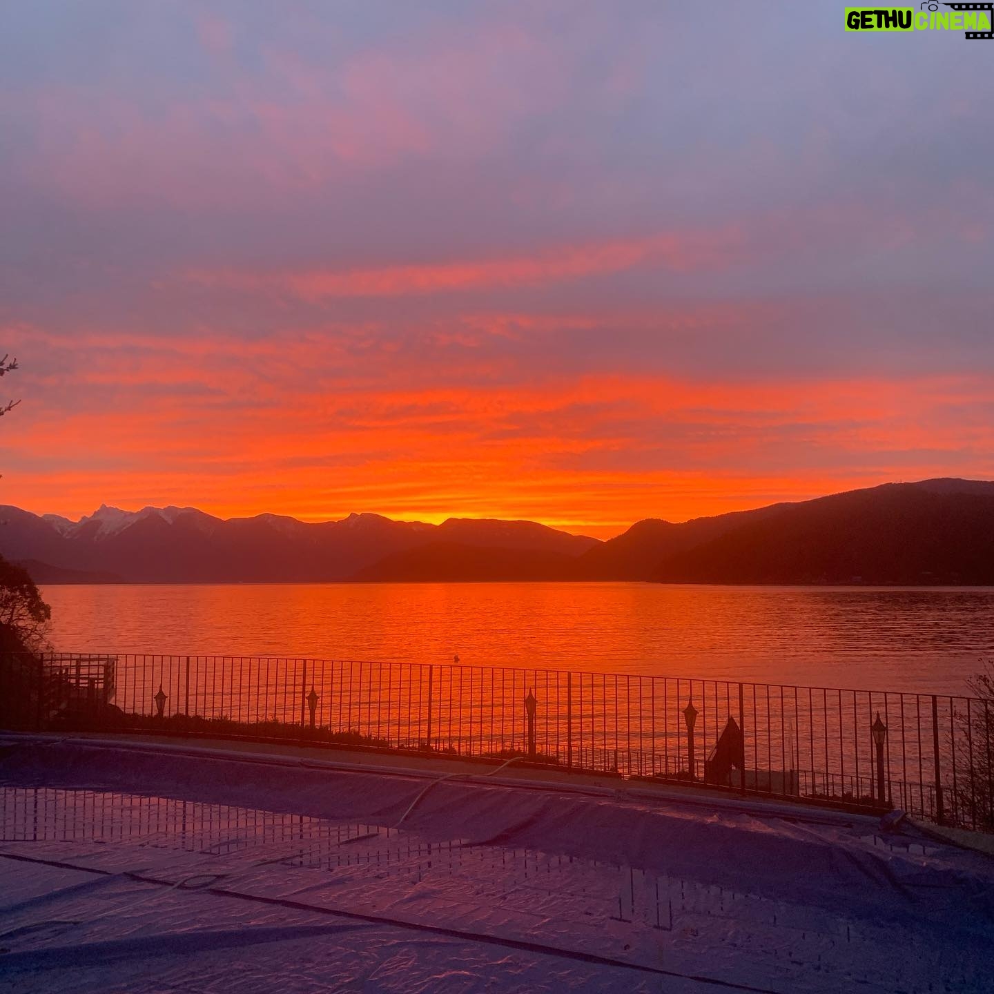 Laurie Holden - 7.1K Likes - I woke up to this majestic beauty this morning. I snapped this photo in the blink of an eye without any filter. I am basking in an incredible, healing energy right now. I am where I am supposed to be. I am so very grateful to have this time. #mother #heavenonearth #canada