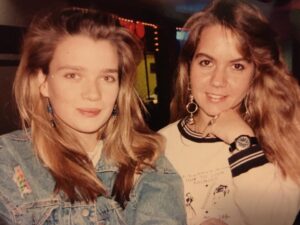 Laurie Holden Instagram - Me and Martha Age 20. #london #summer #girlpower