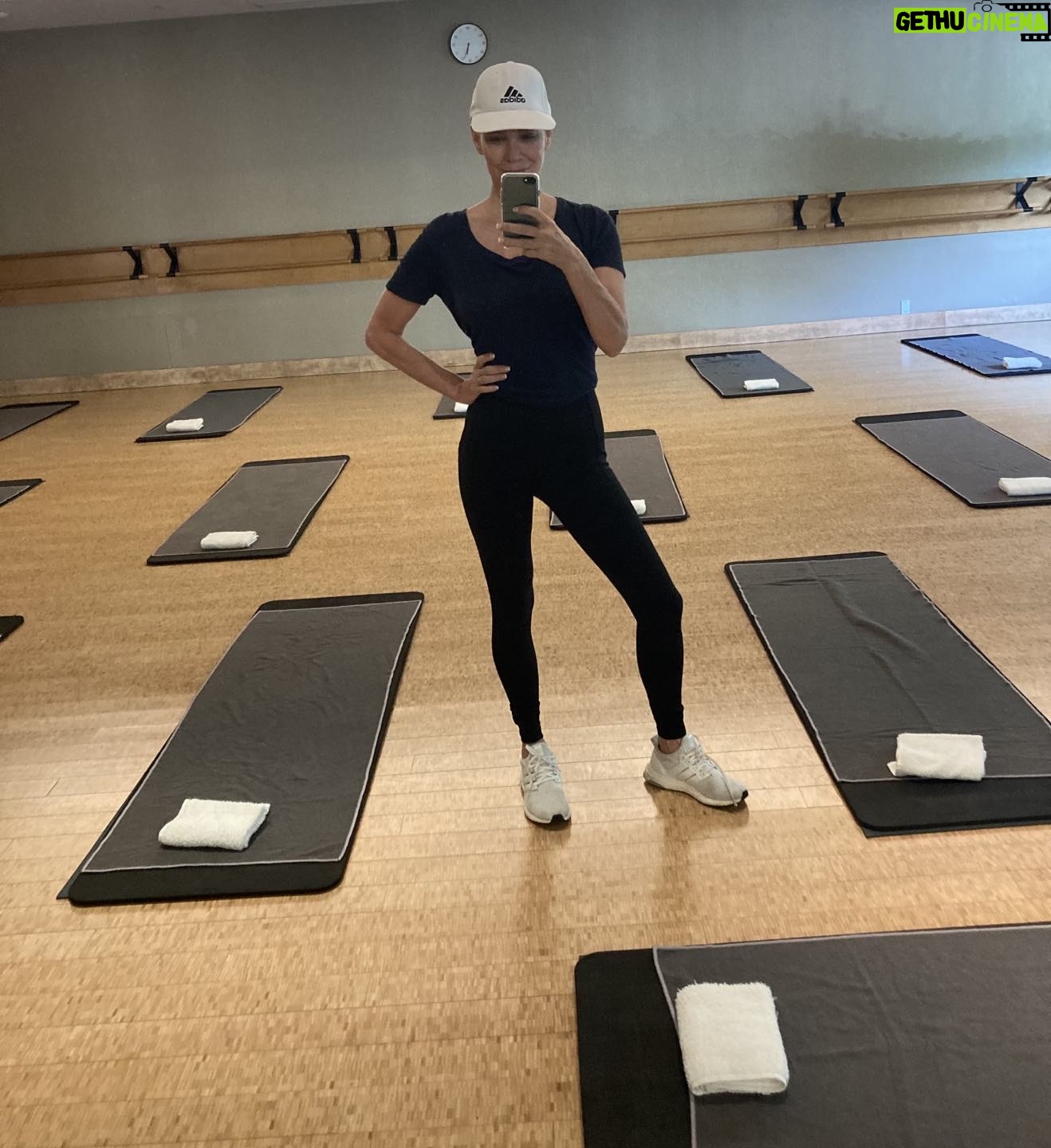 Laurie Holden - 13.7K Likes - The Calm Before The Storm. #fitness #barre #poweryoga