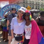 Laurie Holden Instagram - Happy Pride Day. Love is Love. @rowellebarfield #pride #nyc #friends