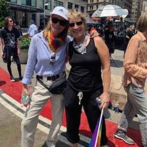 Laurie Holden Instagram - Happy Pride Day. Love is Love.  @rowellebarfield #pride #nyc #friends