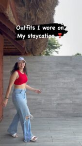 Lavina Tandon Instagram - Finally made a reel on this crazy trending song “Khalasi” Also showing of my trendy fashion !!! Hope you like it 😬❣️ . . . . . Also Thankyou @foresthillstala for giving me a fabulous stay and wonderful memories at your amazing luxurious resort. Which made me look happier and prettier 🤩🤩 I simply loved it !!! #myoutfits #ootd #fashionstyle #getawaytrip #getawaytravel #staycation #holidayhome #nature #lover #peaceful #happiness #feelingpretty #actorslife #actor #influencer #foodie #traveler