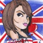 Layla El Instagram - I just love this pic! I would like to thank the person who drew this amazing pic and by far one of my Favs!!! 💋