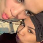 Layla El Instagram - I met my beautiful sister for the first time. I am so blessed. Thank you, Fatima Zahra I love you and I am so happy to share the next chapters of life together. #duckface #sisters #blood I love you!!❤️