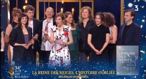 Léa Lopez Instagram - Molière du spectacle jeune public pour « La reine des neiges, l’histoire oubliée » !
Merci 🤍