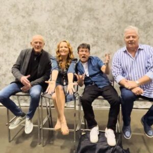 Lea Thompson Instagram - Words can not describe the joy of hanging out with these awsome people @realmikejfox @tomwilsonusa @mrchristopherlloyd I feel so much happiness and gratitude for all of our experiences together with such beautiful fans of #backtothefuture There will be no finer honor than having been part of a collective memory that is good. #gratitude @megaconorlando #bttf #bestfansever