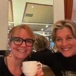 Lea Thompson Instagram - Omg #northernlights had the best time with my new fantastic costar #wendiemalick #newshow #shhh and in a weird twist I ran into a super tricked out #deloriantimemachine #bestdayever❤️