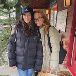 Lea Thompson Instagram - This is a Polaroid from my second film #alltherightmovesmovie with @tomcruise I was so poor at the time I couldn’t believe they bought me a green down warming coat. And I still have it. Check out the last photo from Christmas. #80s #fashionista #luckytoworkwithgreatpeople