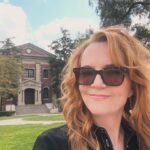 Lea Thompson Instagram - Went to #courthousesquare at @unistudios it was at trip back in time. Watch for some fun #bttf facts from writer #bobgale I am the luckiest girl on the planet to have been part of such a good film. I realize now I am part of old Hollywood.. #gratitudeattitude