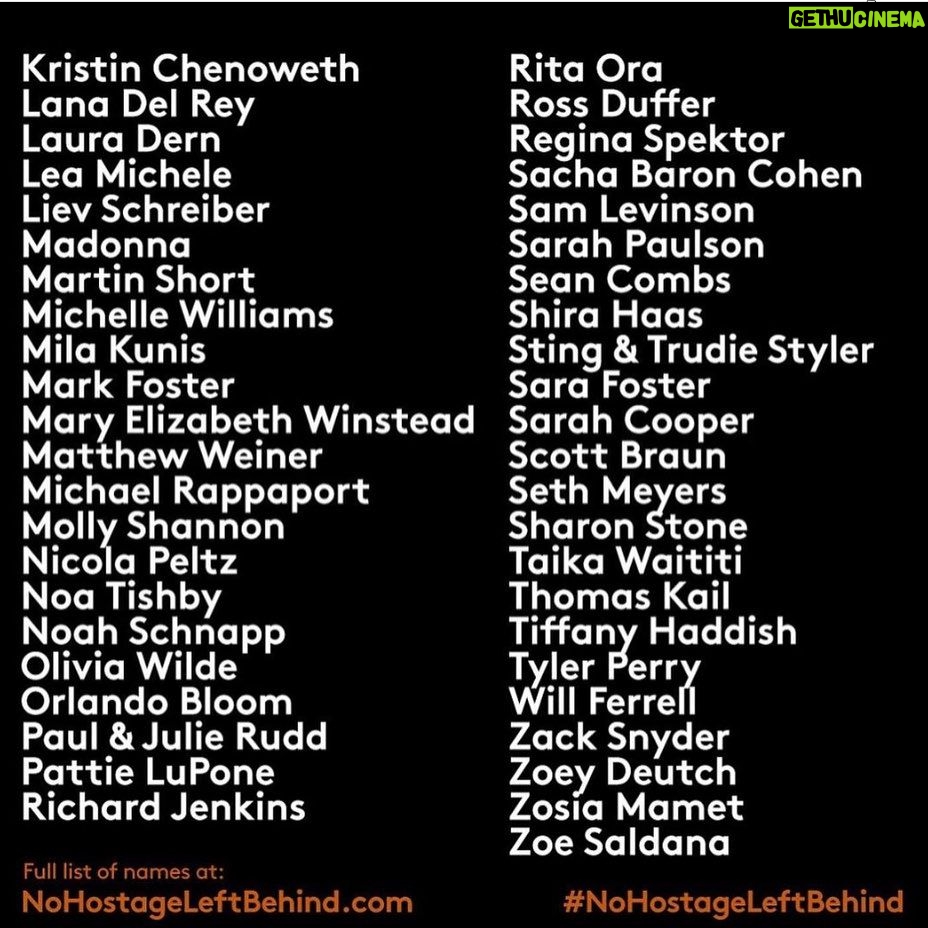 Lea Thompson Instagram - I did not write this, or sign it, but I want to amplify this powerful letter. #nohostageleftbehind