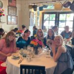 Lea Thompson Instagram - What a lovely brunch. With my pals @maddiedeutch @michellelittlebig @harpercullen @thechelseamyers I am 17!! Life is full of blessings and I am grateful. Keep coming back. And @ivyrestaurants look exactly like they did in 1984 when I bumped into Liz Taylor coming out of the men’s room. #aheadofhertime