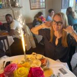 Lea Thompson Instagram - What a lovely brunch. With my pals @maddiedeutch @michellelittlebig @harpercullen @thechelseamyers I am 17!! Life is full of blessings and I am grateful. Keep coming back. And @ivyrestaurants look exactly like they did in 1984 when I bumped into Liz Taylor coming out of the men’s room. #aheadofhertime