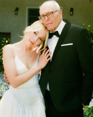 Lea Thompson Instagram - Still overwhelmed with love and gratitude from Maddie and Zach's  wedding. There were so many special memories and wonderful people celebrating this union. I am in awe that young people still have faith in love, and the future. I am so grateful to have made that leap myself so many years ago. Being a mother to My girls Maddie and Zoey has truly been my greatest humility and honor. It feels so important to stop and pay attention to milestones. And I loved watching how present Maddie and Zach were. Their love was visible and tangible, their friends so supportive.  And how closely my girls leaned on each other was beautiful.  Life is real.  Make it count. "Otherwise you'll have nothing to talk about in the locker room " #haroldandmaude #junewedding #proudmama