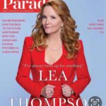 Lea Thompson Instagram - Getting the most out of a red pantsuit!!! Tonight #thespencersisters on @thecw at 9pm. Stream free on @thecw app thanks @parademag I only say a few embarrassing things. Love all the actors on this show. Swipe for a clip 😍🤟‼️