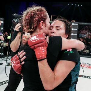 Leah McCourt Instagram - Wow this day last year! What a fight against the legend Cat Zingano.  One for the history books.  The best time in LA 🇺🇸 
💥  so much hard work that leads to the big moments.  Only getting started 👊🏻