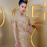 Leah Lewis Instagram - Goldhouse Gala 2024 baby!!!! ✨ Thank you so much @bingchen, @goldhouseco, @genesis_usa, @prabalgurung, and @padmalakshmi for hosting such a beautiful coming together of communities. There’s such a mix of insane pride, respect, and unconditional support everybody shares just getting to celebrate each others wins and seeing how far this community has come in the ability to do that now on such a larger scale. I got to see some of my favorite friends shining their bums off, meet new peeps, and thank some people I’ve admired for years. This year, I also am so honored to be a part of the A100 for “Elemental” directed by by @petesohn18 and written by @bhsueh. Thank you for this special night 🌟 Style: @anatanaka Makeup: @linamourey Hair: @rachellitahair Thank you for making me look like one of my favorite dolls my mother brought back from China when I was younger 🥹