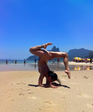 Leah Lewis Instagram - Title: The Love Club
Location: Rio de Janeiro 
Time: 24/7 
Attire: Nothing much 
Bring: Your best attitude possible 

😘🇧🇷🎊💚🌊💙💃🏻💛