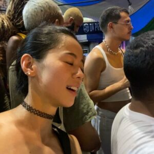 Leah Lewis Instagram - Title: The Love Club
Location: Rio de Janeiro 
Time: 24/7 
Attire: Nothing much 
Bring: Your best attitude possible 

😘🇧🇷🎊💚🌊💙💃🏻💛