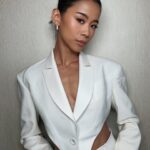 Leah Lewis Instagram - I got to have my mother with me for a week of press, a premiere and then moving back to LA. It was very wholesome and all of this has been incredibly wholesome. She used to drive me around to all of my auditions, classes, and we would do everything together when I was a kid. She always went above and beyond to support goals or dreams I believed in. We love a mommy 🌸❤️ #TigersApprentice @paramountplus Styling: @anatanaka Makeup: @linamourey Hair: @rachellitahair