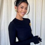 Leah Lewis Instagram - 🖤🐈‍⬛ Tigers Apprentice Premiere for @paramountplus Feb 2 🧧🥠🐲 Styling: @anatanaka Makeup: @linamourey Hair: @rachellitahair