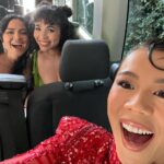 Leah Lewis Instagram - Elemental came out in theaters today. 🥲❤️ This is a film about the deep love we share with our family, the love we can cultivate for all the parts of our selves, both large and small, and how important and enriching it is learn about and love people who are different than us. They say you don’t choose your family, but my parents adopted me 26 years ago and they did choose who they were going to raise, but not who I’d become. We couldn’t be more similar and equally different at the same time. We come from the same core though and it’s one that is loyal, unconditional and incredibly strong. They also say you can choose your family. I’ve been able to choose and be chosen by so many beautiful people that come from opposite ends of the spectrum (a lot also aren’t in these photos) and yet we still meet each other in the middle. Whether it’s my parents, sister, my friends, I’ve experienced love through them in so many capacities. By being truly ourselves, we hold mirrors up to each other that show we differ from each other and are the same at heart. I’m so grateful for the exchange. 😭 I hope this film makes you feel, fills you with gratitude and reminds you of the different loves of your life. I Peter Sohn, our director, you are a hero the way you tell stories so deeply and naturally from the heart. Denise Reams, our producer, your heart expands our idea of how big one can be. And to my parents and sister? Thank you for being my first loves and everything in between. Having you by my side is really so frickin’ awesome.