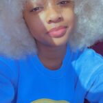 Leah Sava Jeffries Instagram - blonde wig era