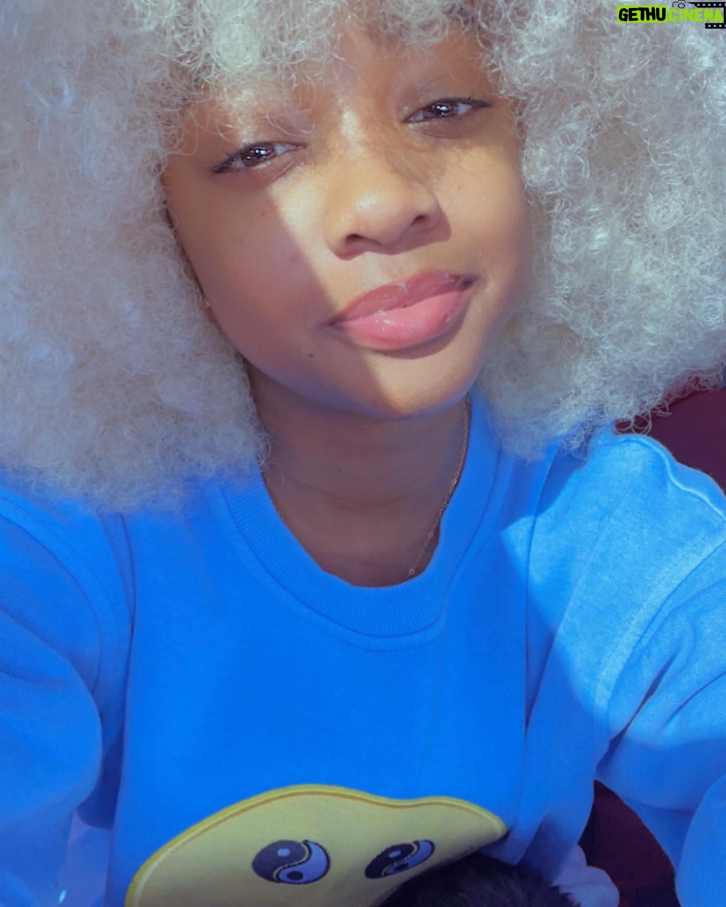 Leah Sava Jeffries Instagram - blonde wig era