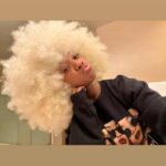 Leah Sava Jeffries Instagram - blonde wig era