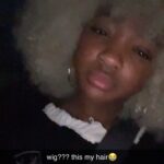 Leah Sava Jeffries Instagram - blonde wig era