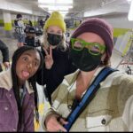 Leah Sava Jeffries Instagram - Bts of 6 I think?? And!! One pic of 5💀 Other than that ENJOY EPISODE 6 OUT NOW!!🔱🦉🌱 It wouldn’t let me add aryan so his name is right here!! @aryansimhadri