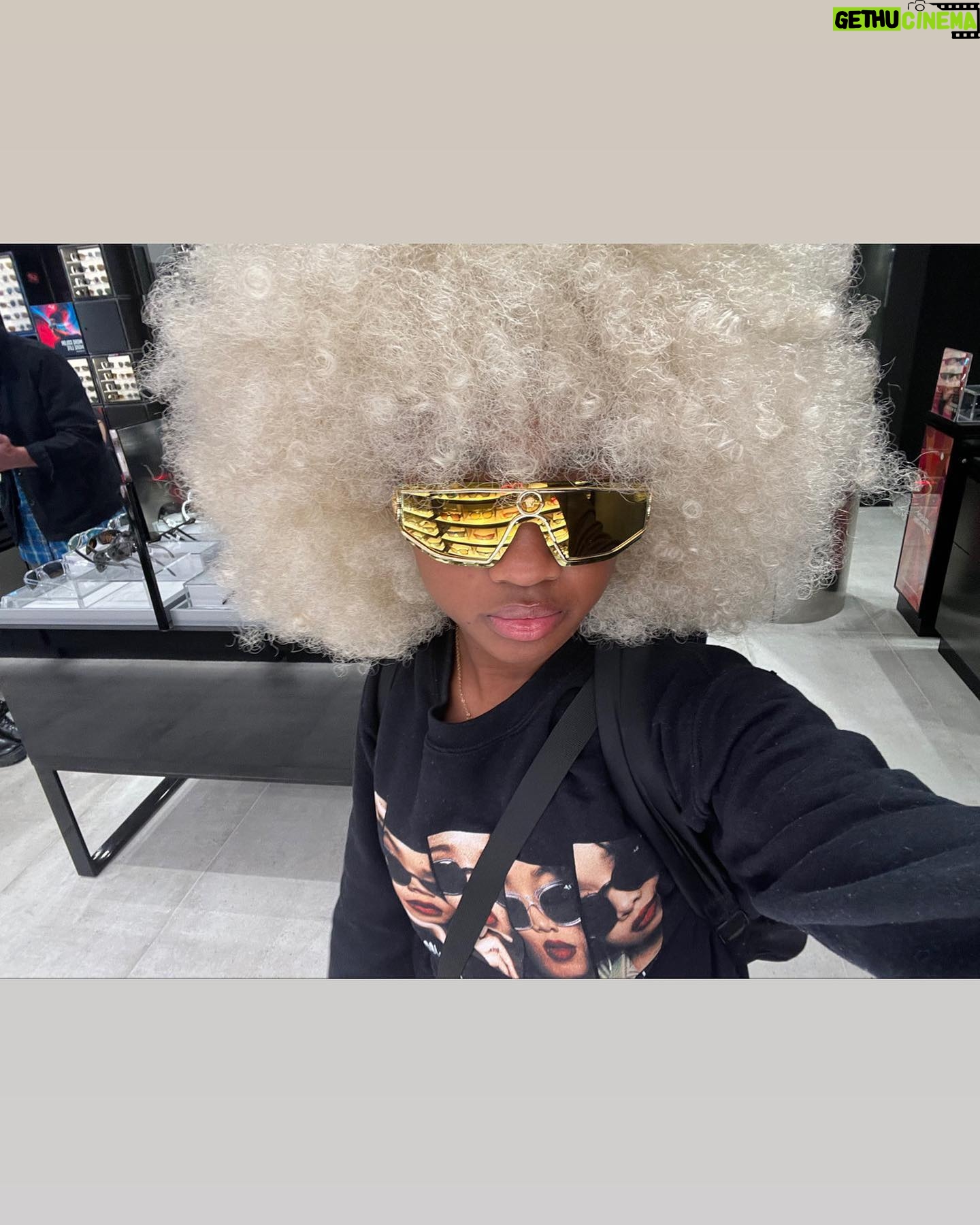 Leah Sava Jeffries Instagram - blonde wig era