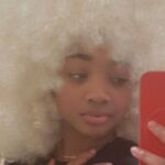 Leah Sava Jeffries Instagram - blonde wig era