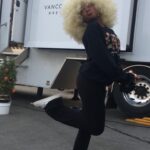 Leah Sava Jeffries Instagram - blonde wig era