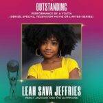 Leah Sava Jeffries Instagram - Thank you thank you thank you!!!! To God be the Glory!!! 🙌🏾. Thank you @naacpimageawards for this amazing honor - thank you to all those that continue to support my career! To my fellow nominees “I love y’all” ! Thank you to @disneyplus and my castmates - but most of all the fans who took the time to vote for me!!! #annabethchase