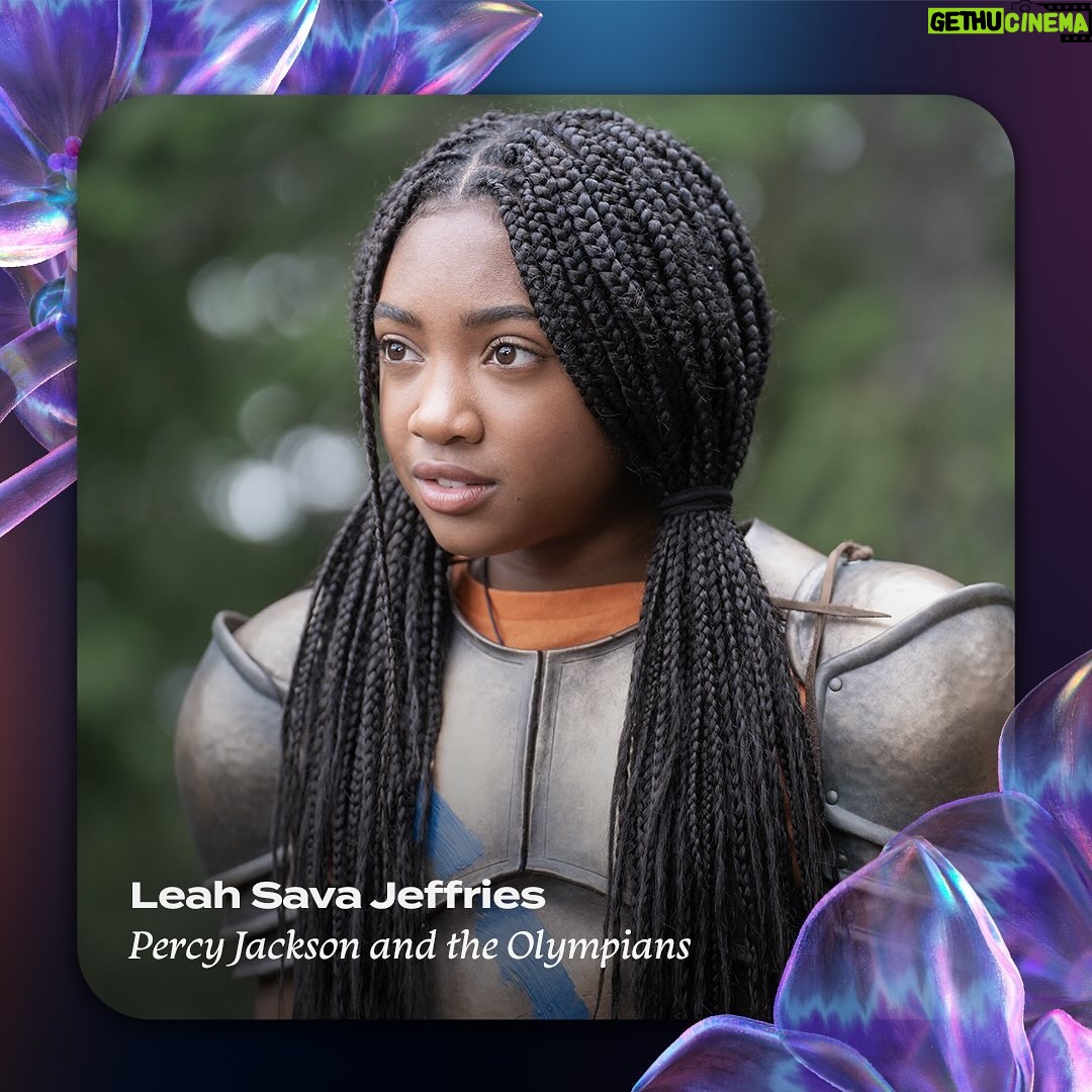 Leah Sava Jeffries Instagram - “Pride for me has always been a pivotal part of who I am as an actress. Not just as an actress but as a young black girl attempting to make an impact in the lives of other youth across the world. I am attempting to show them that you can be who you want to be through hard work, perseverance, and not to mention a dedication to your craft that will push you towards success. I am proud of my black heritage as I celebrate our very impact on society though our culture, our fashion, our beauty. I stand strong during Black History Month – proud to be a part of the celebration.” — Leah Sava Jeffries (Percy Jackson and the Olympians) #BlackStoriesAlways 💜 #PercyJackson #20thTV