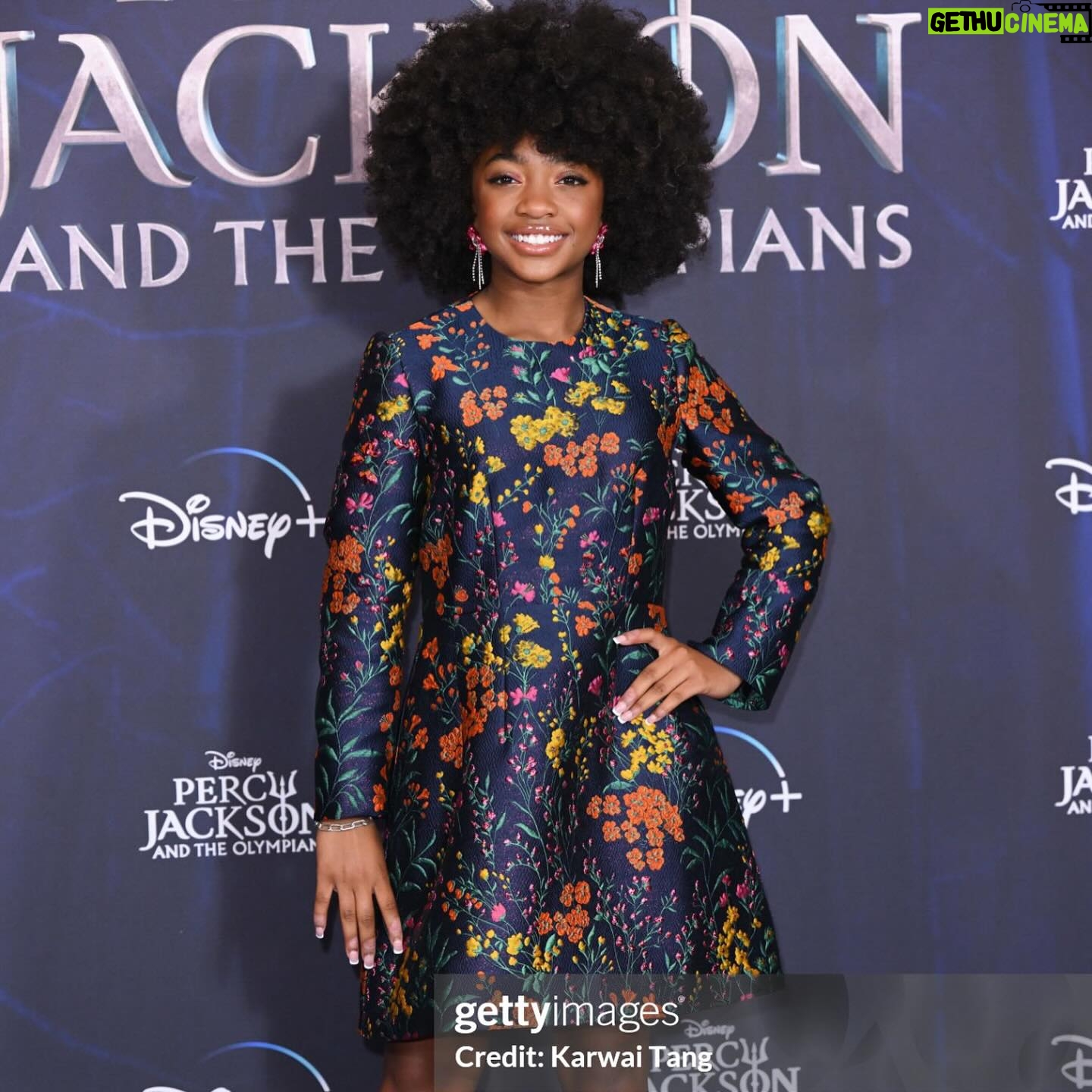 Leah Sava Jeffries Instagram - sorry this is a crazy mashup!!!! Watch percy Jackson and the Olympians🔱 (premieres december 20th)