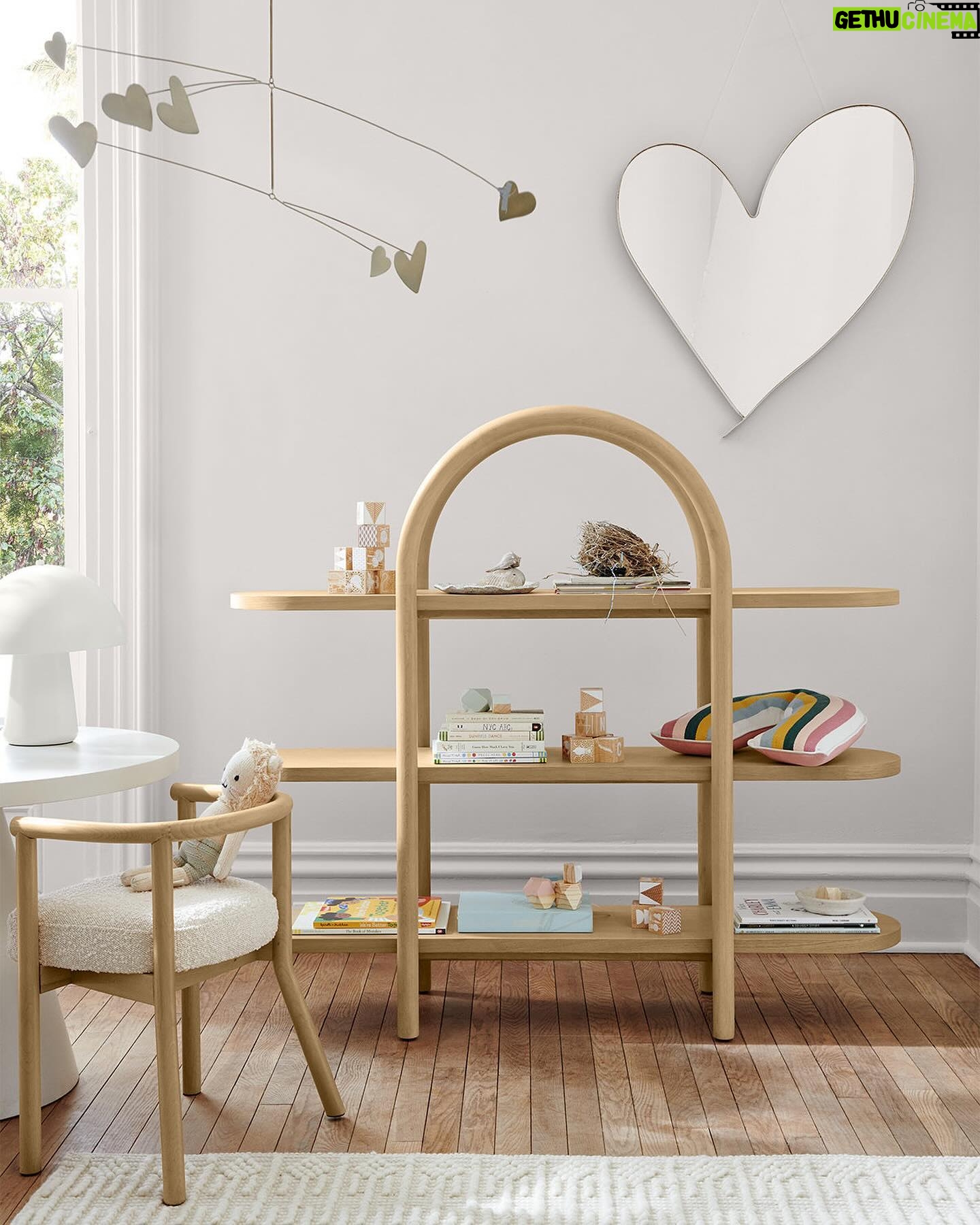 Leanne Ford Instagram - For you mommas and papas! My new @crateandkids collection—it is everything my daughter wishes her nursery had looked like… timeless, vintage-inspired pieces for a sweet (sweeter than usual for me!) and cozy space. Swipe to see it all.➡️ #LeanneFord #NurseryInspo #NurseryDesign
